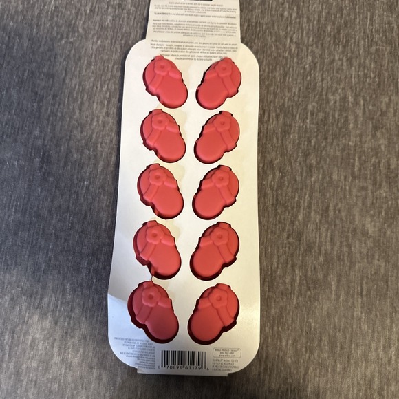 Wilton Silicone Mold  Flip Flop Design 10‎ Cavity Ice Cube Mold - Picture 4 of 6